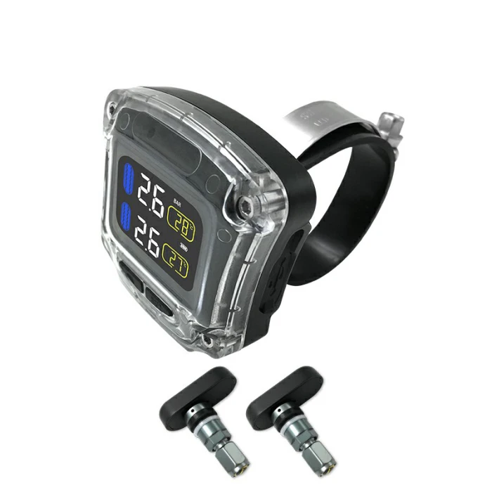 Система контроля давления в шинах мотоцикла TPMS с 2 датчиками для мотоцикла TD326