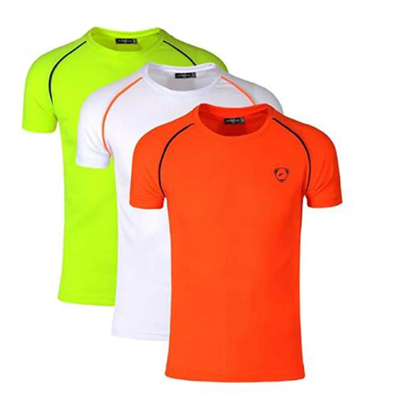 

Jeansian 3 Pack Men's Tshirt T-Shirt Tee Shirt Sport Dry Fit Short Sleeve Running Fitness Workout LSL182 PackE