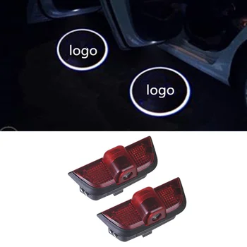 

2X Car LED Logo Light Door Projector Welcome Lights For Mercedes Benz W204 C230 2008 C280 C200 2008-2013 C260 C300 2008-2013