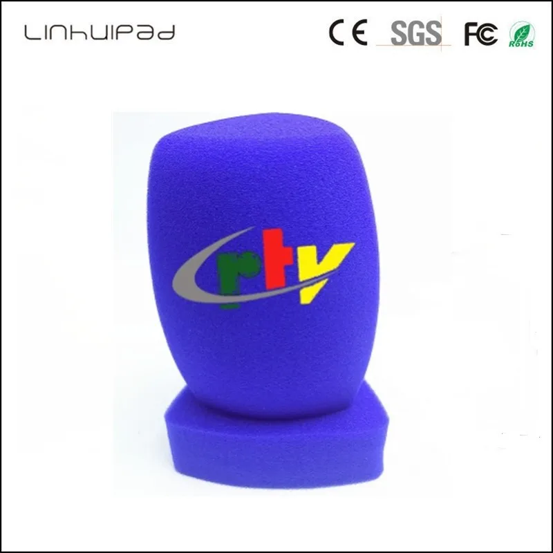 Linhuipad B03-capa para Microfone Finalidade Geral Para-brisas Microfone Portátil Proteção de Espuma Impressão de Logotipo para Joalheria de tv - Image 2