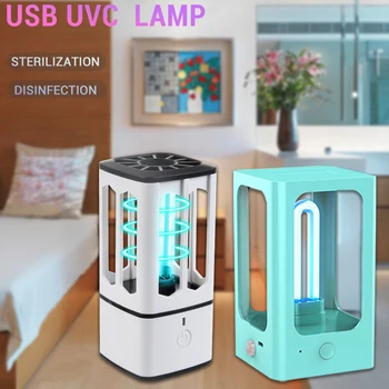 

USB Ultraviolet Disinfection Light Sterilizer Ozone Quartz UVC Lamp USB Ultraviolet Disinfection Light Germicidal Lamp for Home