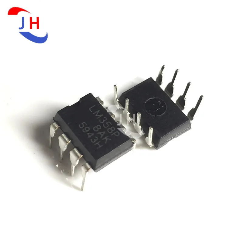

10 шт., чипы линейного операционного усилителя LM358N LM358P LM358 DIP8