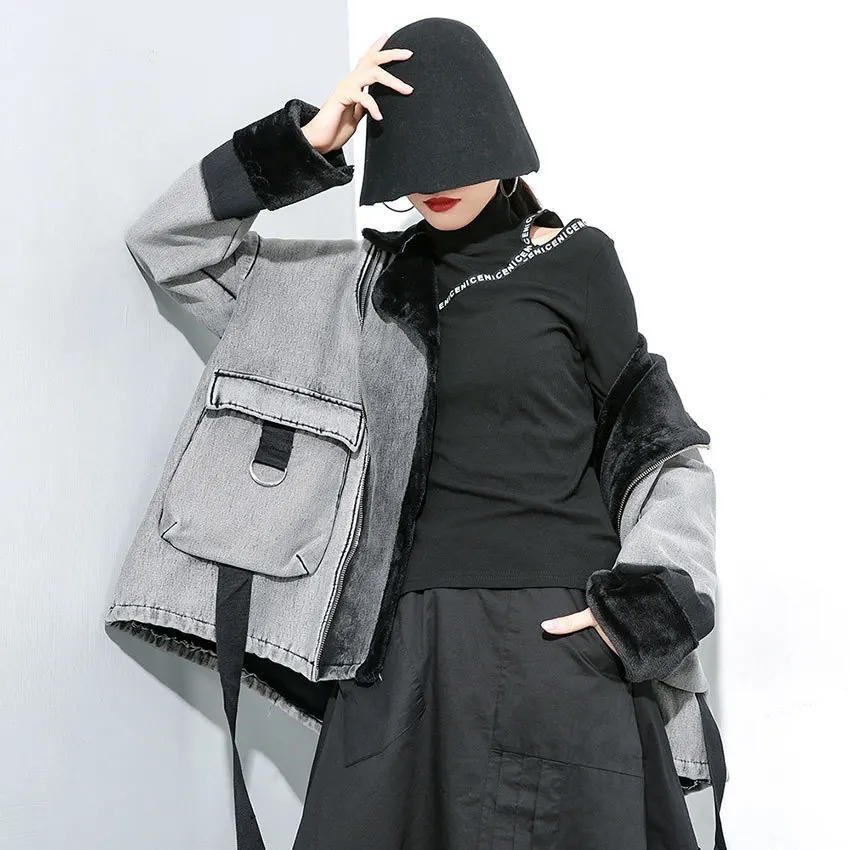 Новинка, корейский стиль, женский зимний черный пуловер, толстовка с открытым плечом, простая повседневная толстовка, джемпер J207