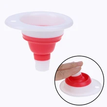 1PC Silicone Gel Foldable Collapsible Style Funnel Hopper Kitchen Cozinha Cooking Tools Accessories Gadgets