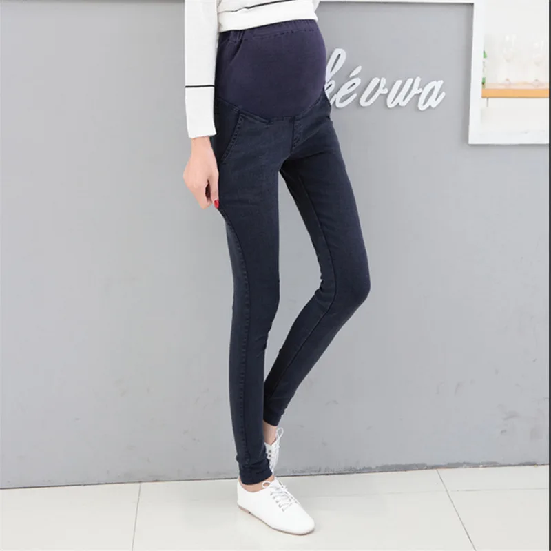 

Maternity Jeans Spring And Autumn 2019 New Style Outer Wear Fashion Mom Pencil Skinny High-waisted Abdominal Support Leggings