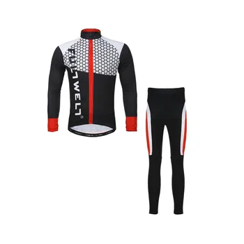 

Cycling Clothing Set Sportswear Bicycle Bike Outdoor Long Sleeve Jersey + Pants Breathable Men