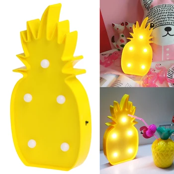 

3W Plastic Lighted Pineapple Marquee Sign LED Baby Night Lamp Home Party Decor