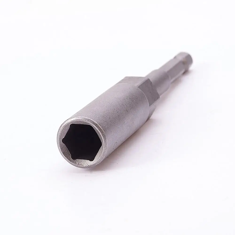 11mm x1pcs Высокое качество 1/" привод 6~ 19 мм шестигранные розетки 80 мм Общая длина металлическая ударная гайка сеттер Драйвер гнездо бит ручной инструмент набор 1~ 10 шт - Цвет: 11mm x1pcs