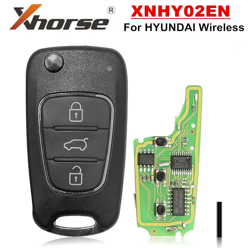 Универсальный беспроводной пульт дистанционного управления XHORSE XNHY02EN для HYUNDAI Flip