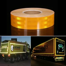 

Reflective Strip Truck Trailer Reflective Tape Sticker Warning Strip Sign Night Driving Safety