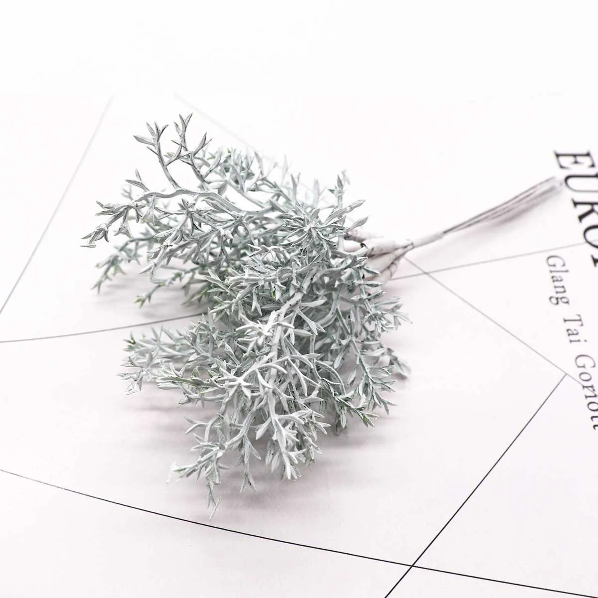 Высококачественные пластиковые ветки сорняков искусственные цветы букет