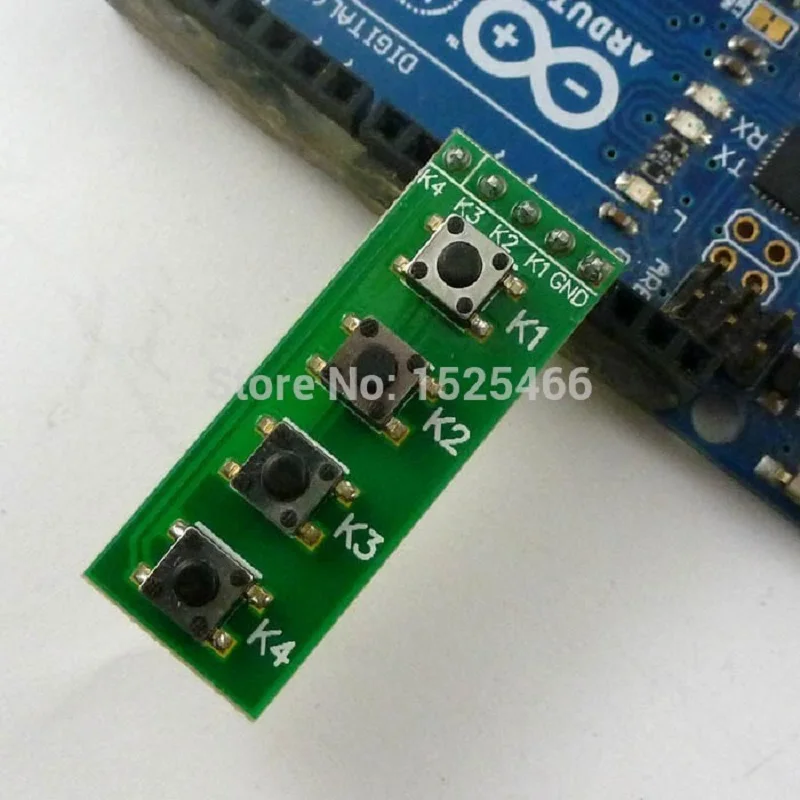 2шт 4 ключа mcu Матрица для клавиатуры для Arduino UNO MEGA2560 DUE button raspberry pi banana pi макетный переключатель FPGA CPLD STM32