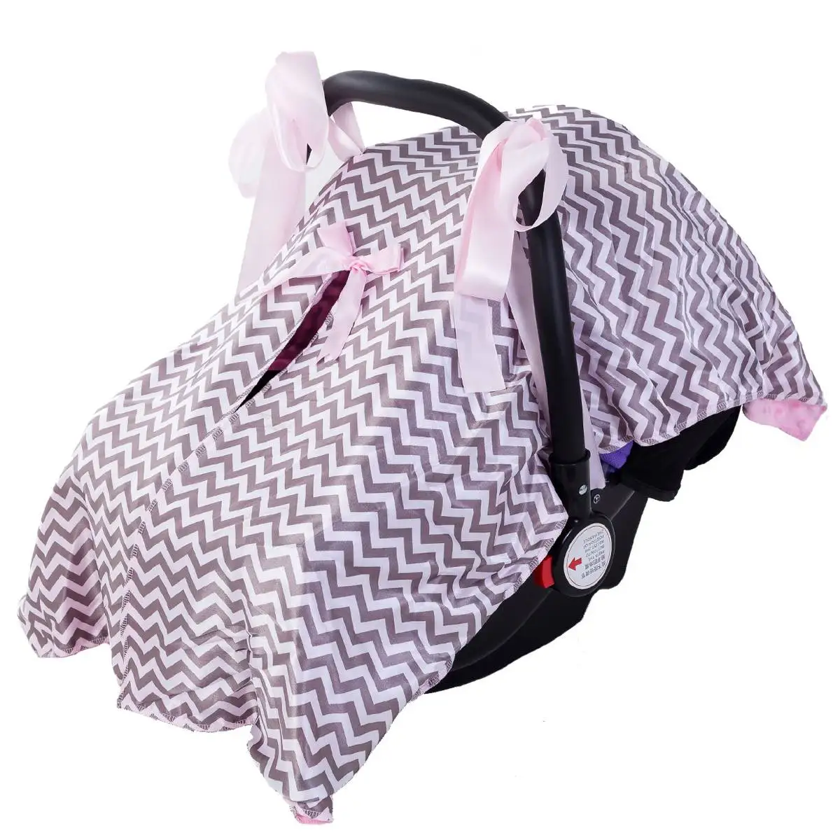 NEW Baby Car Seat Blanket Cover Fashion Bow Newborn Baby Girls Soft Safety Car Seat Canopy Nursing Cover Multi-use Blanket Cover