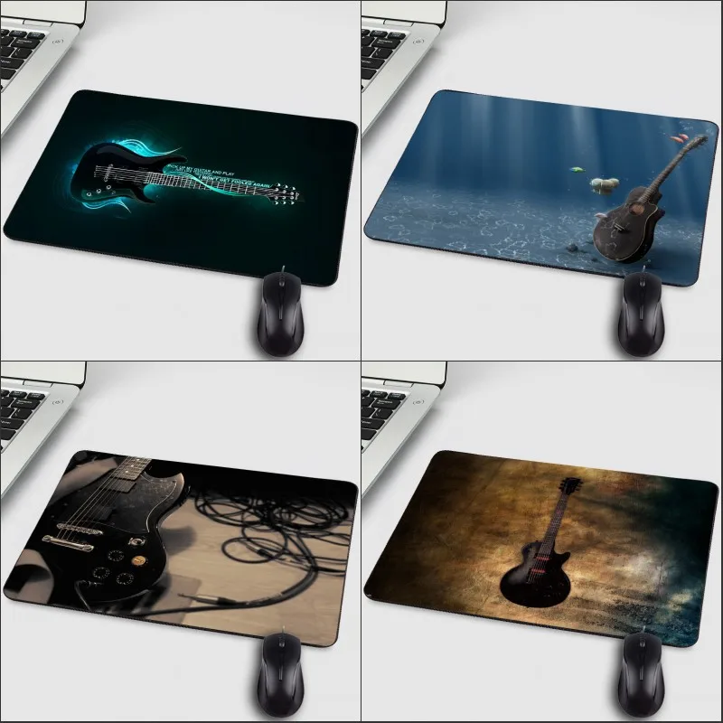 

Xgz Cool Pattern for Music Lover Amateur Guitar Images Mousepad Computer Mini Pc Notebook Tabllt Gamer Gaming Mouse Pad Mat Cs