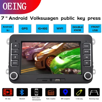 

2 din 7‘’ radio android 9.1 Car Multimedia audio Player Car Autoradio Player Stereo bluetooth gps fm transmitter for volkswagen