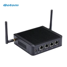 Qotom Mini PC Q190G4 4 LAN порта Celeron j1900 процессор Quad core 2.0 GHz мини пк pfsense Linux