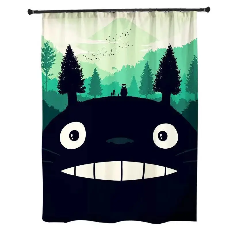 Занавеска в мультипликационном стиле My neighter Totoro занавеска для детской комнаты