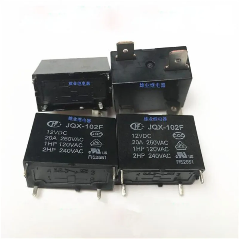 24V Реле JQX-102F JQX102F JQX 102F 24VDC 20A 4PIN