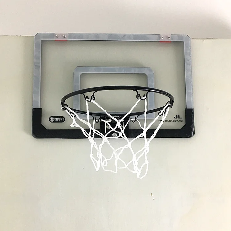 Hanging Gantry Basketball Board Hole Punched Transparent Hanging Mini Small Backboard Mini Basketball Hoop