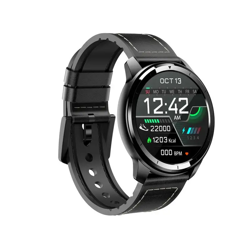H15 black Смарт-часы H15, мужские, Full Touch, 360*360, HD экран, измерение пульса в крови, фитнес-трекер, Беспроводная зарядка, керамика, умные часы m3 - Цвет: H15 black