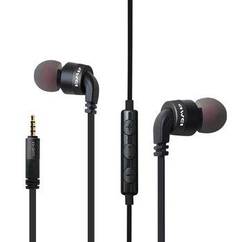 

awei In-ear Wire Control Earphone with Mic For iPhone, iPad, Galaxy, Huawei, Xiaomi, LG, HTC and Other Smartphones(Black)