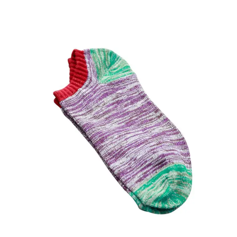 Socks Winter Breathable Casual Ankle Socks Women Men Fashion Striped Boat Socks Low Cut - Цвет: Socks