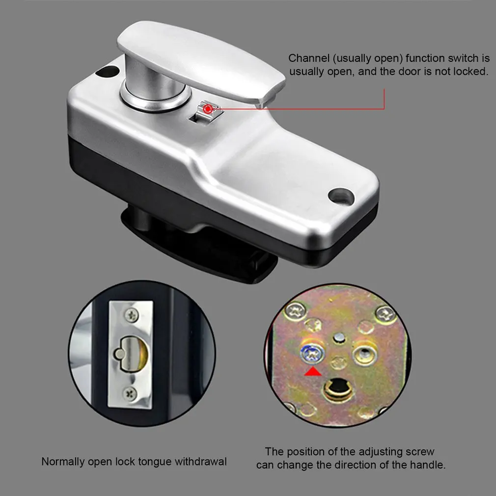 380B Digital Password Door Lock Mechanical Code Keyless Entry Door Lock Waterproof Non-Power Anti-rust Lock for 30-65mm Door