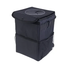 Креативная складная коробка для хранения для автомобилей, водонепроницаемая задняя коробка для хранения, автомобильная мусорная корзина