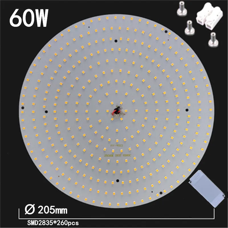 60W 40 Вт-120 Вт ac220в холодный белый/теплый белый пульт дистанционного управления круглая алюминиевая пластина Магнитный светодиодный потолочный светильник светодиодный панельный круглый трубчатый светильник - Цвет корпуса: 60W
