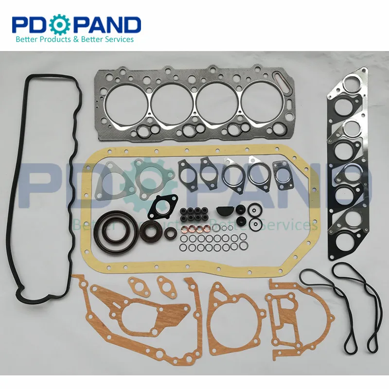 4D56T 4D56-T Overhaul gasket kit for Mitsubishi 1_副本