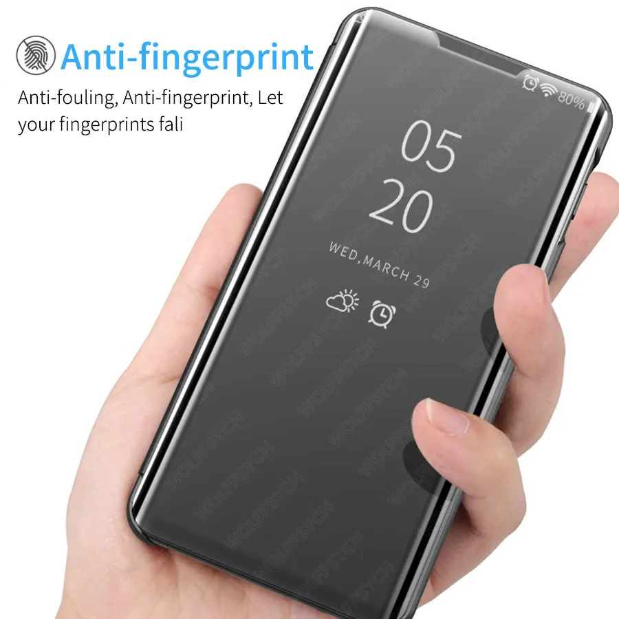 

Luxury Smart Mirror Case For iphone 11 Plus Max iphone X XR XS Max Flip Case Smart Mirror Cover For iphone 8 7 6 6s Flip Cover