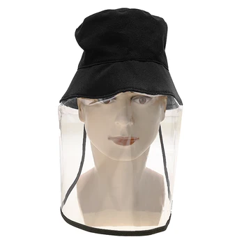 

Safety Anti Dust Helmet Hat Plastic Full Face Cover with Hat Anti Spittle Anti Dust Cover Eyes Protection Covering Hat