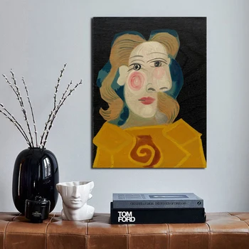 

Head Of A Woman By Picasso Canvas Posters Prints Wall Art Painting Decorative Picture Modern Living Room Home Decoration Artwork