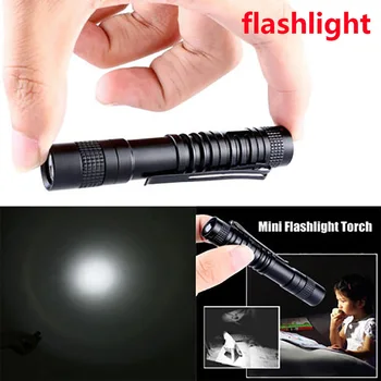 

Torch Tactical Military Hiking Outdoor Sporting Flashlight Mini Flashlight SuperBright Clip Cycling Climbing Zoomable Camping