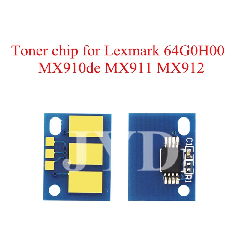 3x совместимый 54G0H00 64G0H00 MS911 MX910 тонер-картридж чип для Lexmark MS911de MX910de MX911 MX912 устройство сброса счетчика принтера чипы