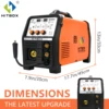 NEW HITBOX Mig Welder Aluminum Welding Synergy Control Stainless Steel Iron Steel Welder 220V MIG ARC TIG MIG 200II 3