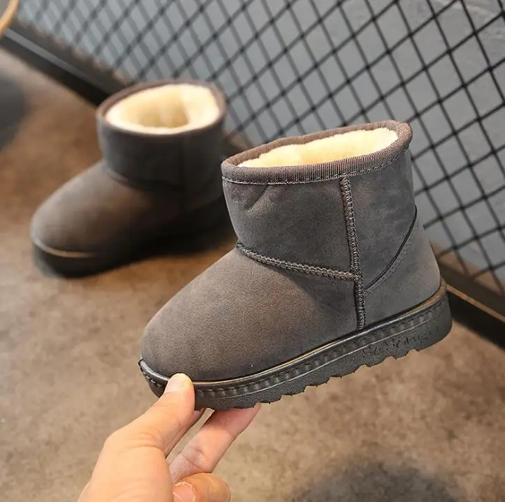

Little Girls Children Winter Shoes Plush Thick Warm Princess Boots Antiskid Snow Boot Kids Toddler Baby Gilr Boots Size 25-36