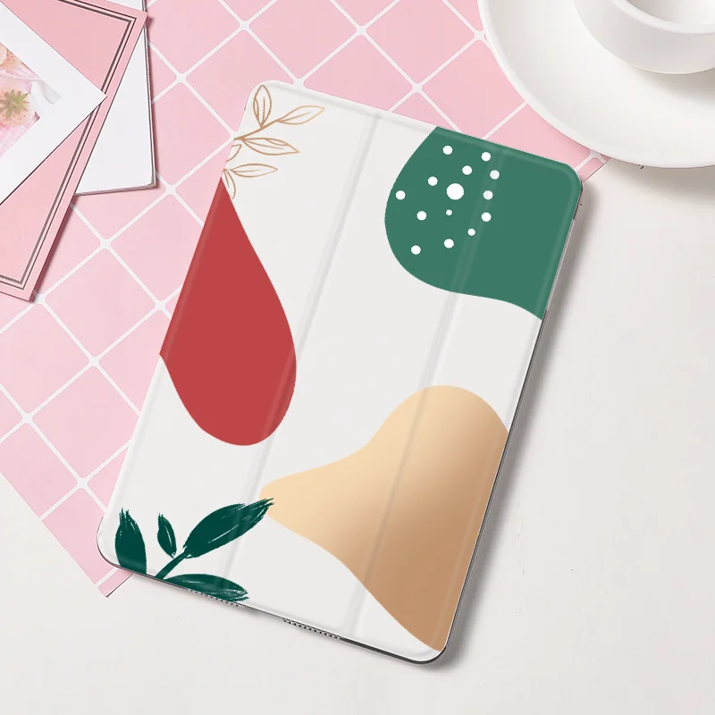 

10.2 Inch Marble Printed Tablet Cover For 7th iPad 2019 Stand Smart Shell Anti Drop/Dust for iPad Case