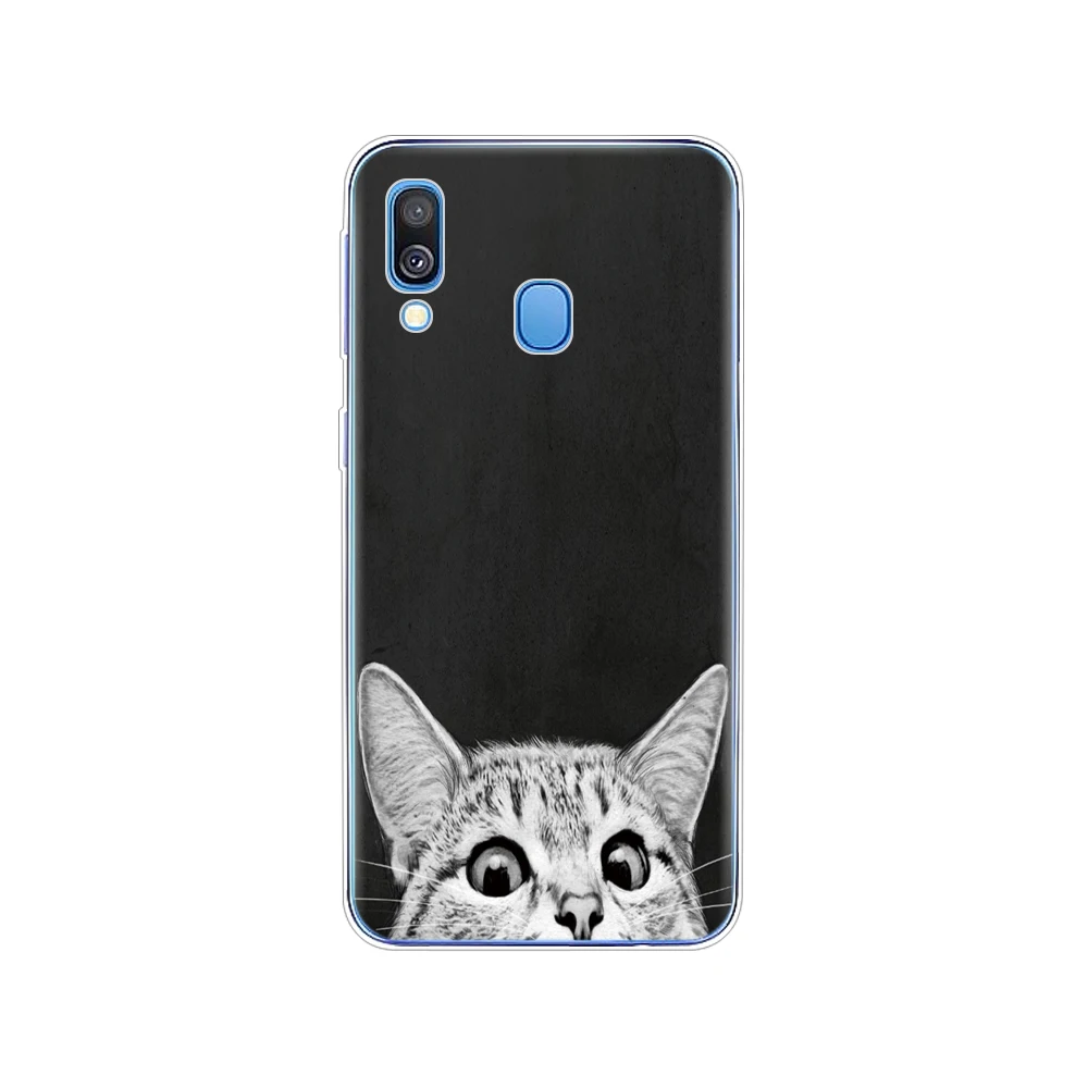 34702 Чехол для samsung A40, мягкий силиконовый чехол для телефона samsung Galaxy A40 Galaxy YA40 A 40 bumper A405 SM-A405F черный - Цвет: 34702