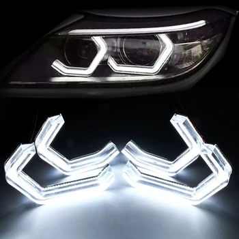 

4Pcs M4 Iconic Style LED Crystal Angel Eye Kit Eyes Kits For BMW 1 Series E81 E82 E84 E87 E88 F20 F21 F40 M1