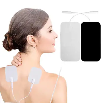 

2pcs 5*9cm Pin Electrode Patch Reusable Tens Electrode Pads For Tens Digital Acupuncture Therapy Muscle Stimulator Massager
