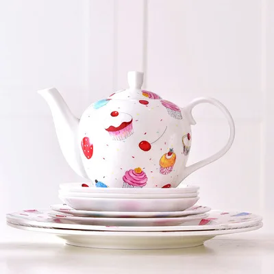 Bone China белая тарелка корейский чистый завтрак Европейский дизайнер десерт западные столовые приборы стейк украшения дома