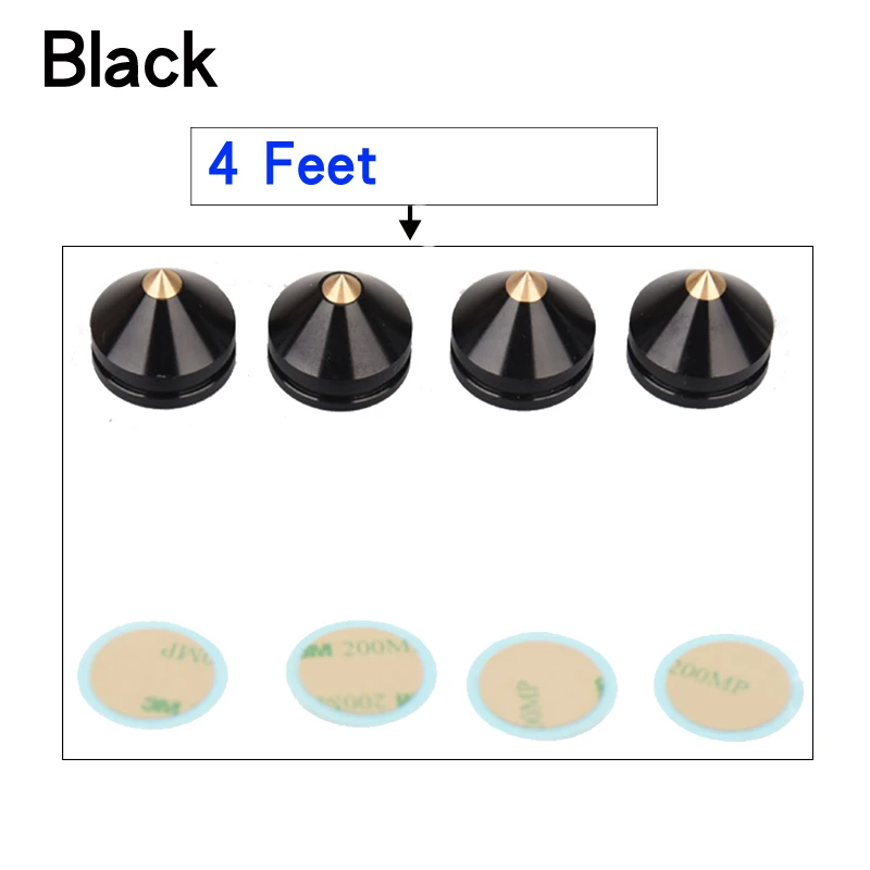4 Feet Black