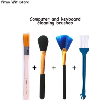 

Computer and keyboard cleaning brushes Plastic material brush set Clearing keyboard gaps