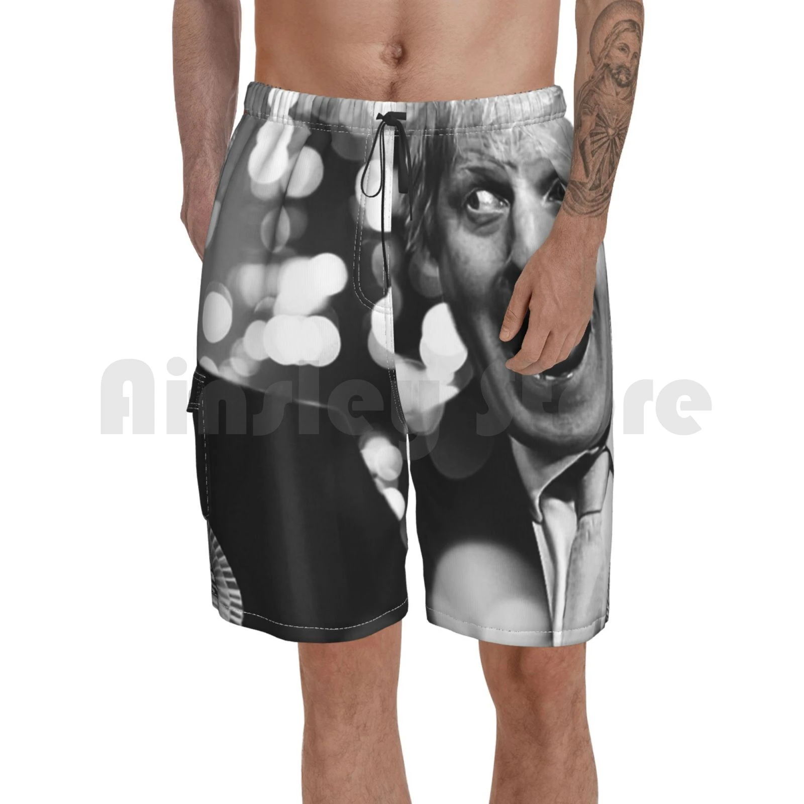Gocgt Mens Summer Beach Quick Dry Swim Trunks Print Loose Shorts Gocgt Mens Summer Beach Quick Dry Swim Trunks Print Loose Shorts