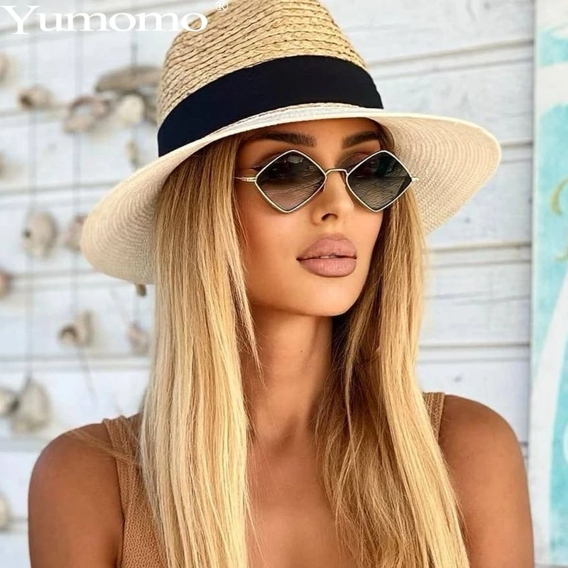 Gafas de sol pequeñas Vintage para mujer y hombre, anteojos de de marca de lujo con de aleación, irregulares, UV400, 2021|Gafas de sol para mujer| - AliExpress