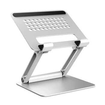 

Laptop Stand Multi-Angle Adjustable Aluminum Laptop Riser for Galaxy Tab MatePad and Other Tablets Up to 13.3In
