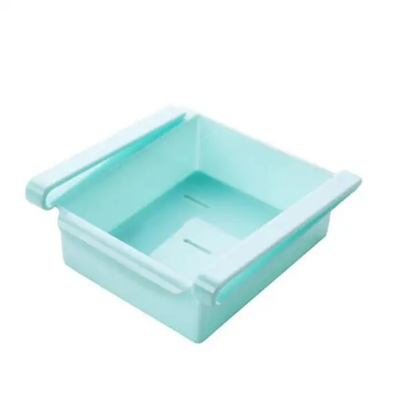 20pcsWholesale цена мини ABS слайд Кухня холодильник с морозильной камерой компактный застегивающийся вакуумный организационное хранение навесная полка для ванной комнаты