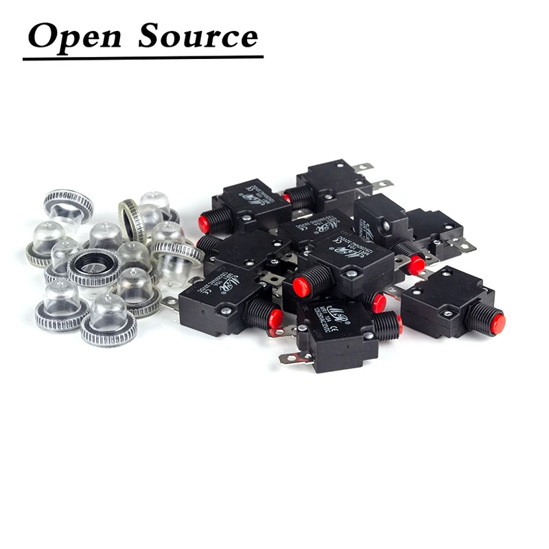 5Pcs Circuit Breaker Overload Protector Switch Fuse 2A 3A 5A 6A 7A 8A 10A 15A 20A circuit breaker