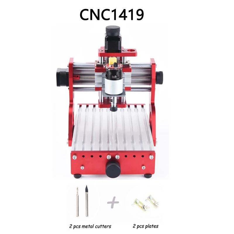 CNC1419 CNC 1419, гравировальный станок для резки металла, алюминиевый, медный, деревянный, ПВХ pcb резной станок, фрезерный станок по дереву - Цвет: CNC1419